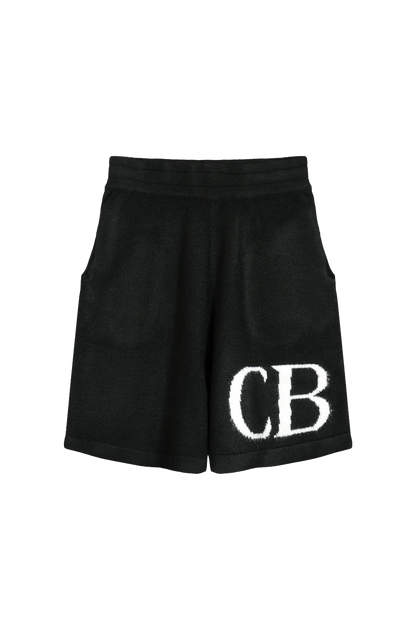 Cole Buxton Intarsia Knit Shorts