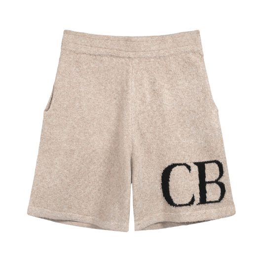Cole Buxton Intarsia Knit Shorts