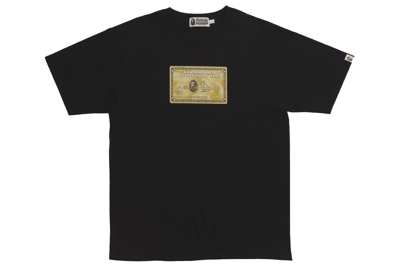 Bape x OVO Card T-Shirt