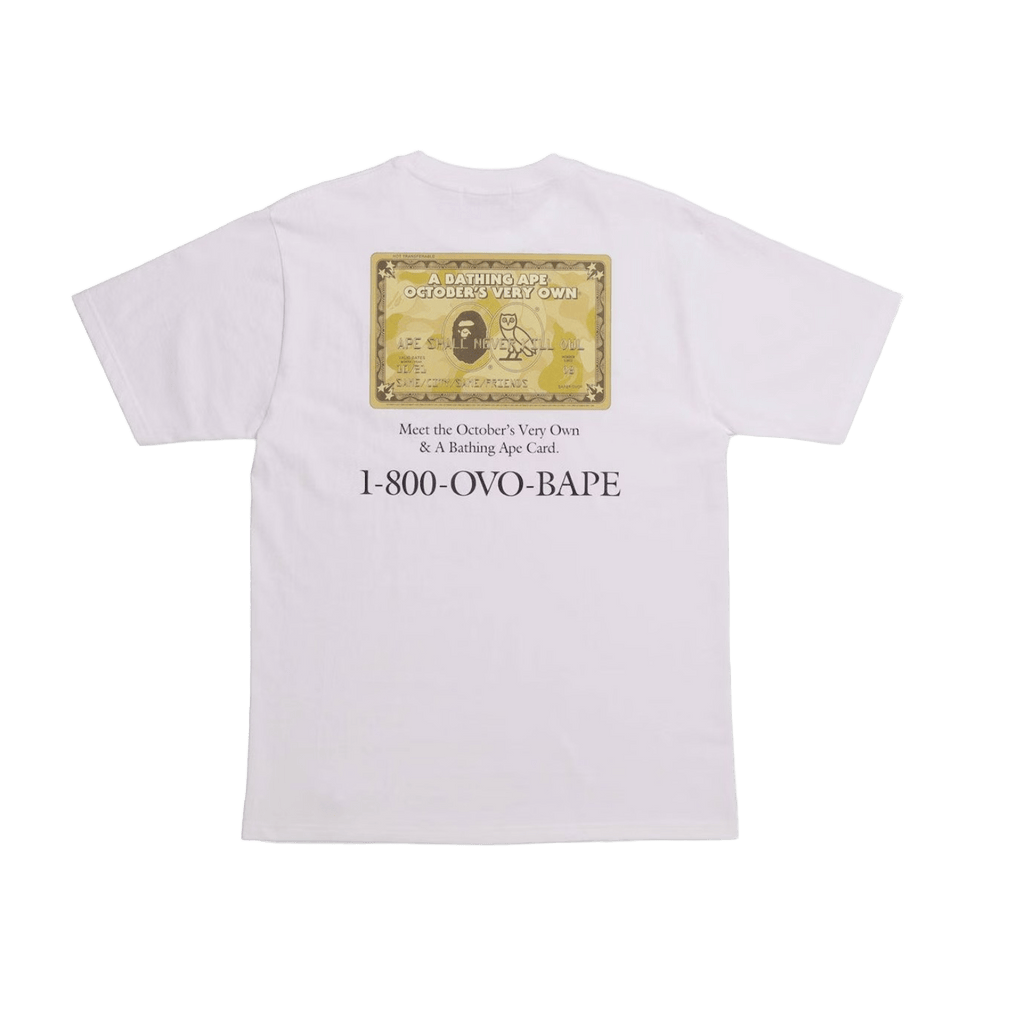 Bape x OVO Card T-Shirt