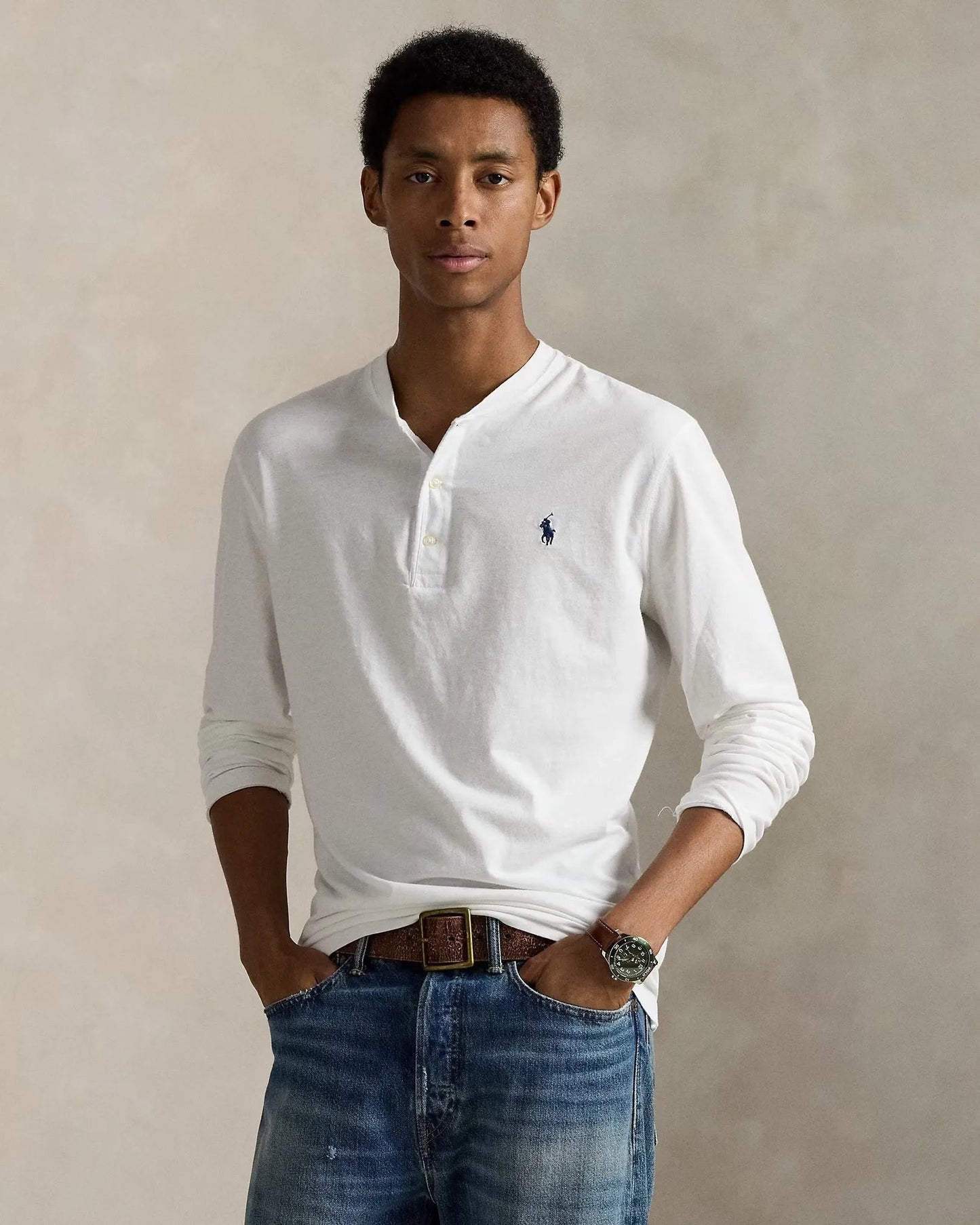 Polo Ralph Lauren Slub Jersey Henley Shirt