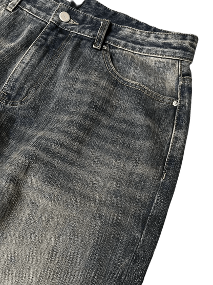 Rusty bootcut 12 oz washed midnight denim
