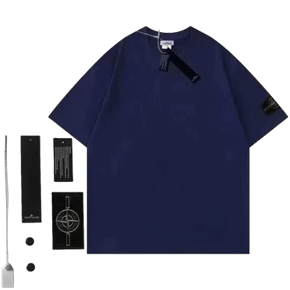 Stone Island patch cotton jersey T-shirt