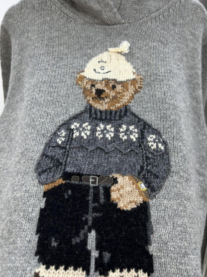Polo Bear Wool-Cashmere Knit Hoodie