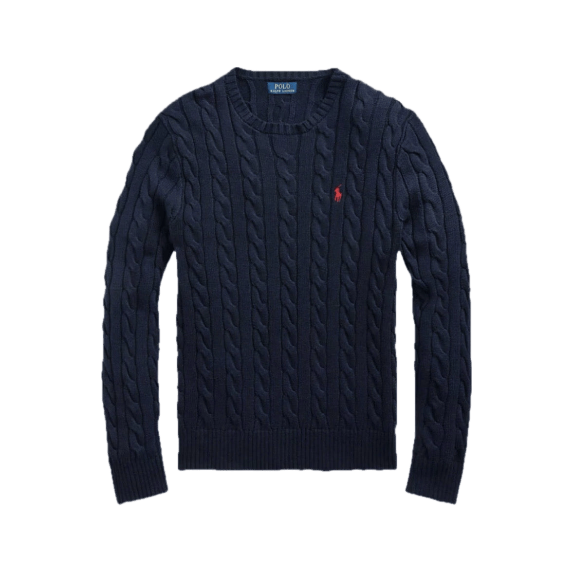 Navy Ralph Lauren Cable Knit Sweater