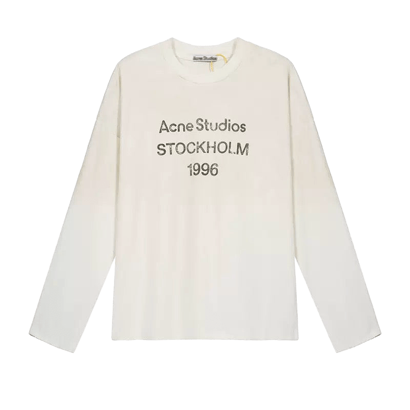 Acne Studios Edden 1996 Logo Long Sleeve T-shirt
