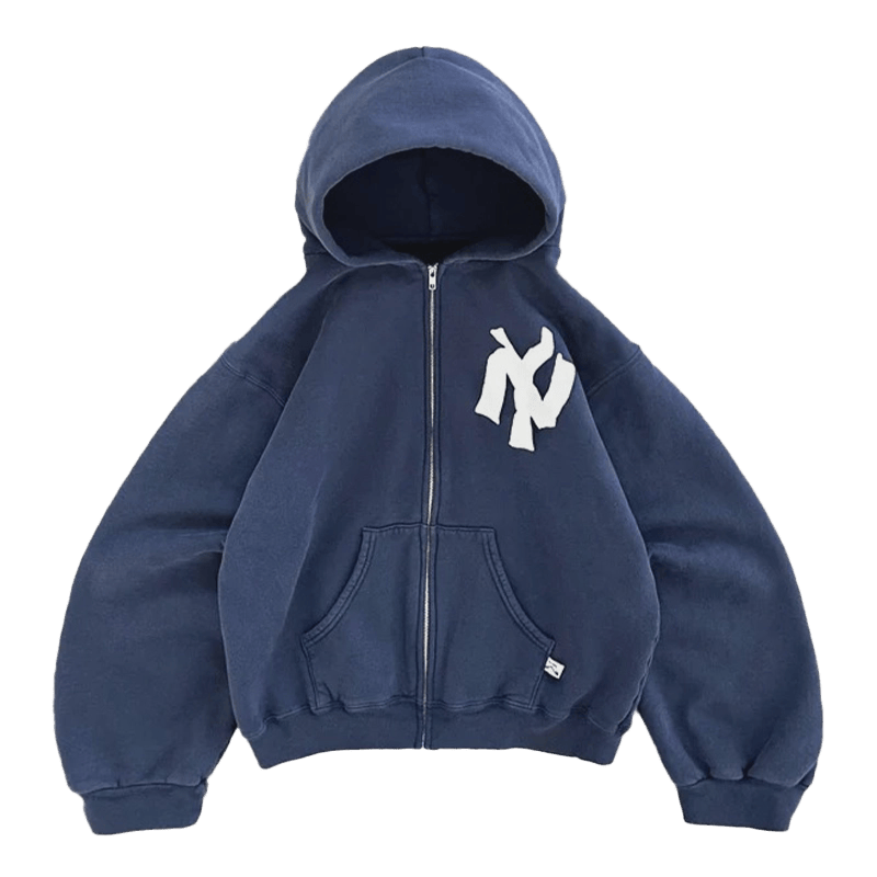Akimbo Club “NY Noodle” New York Zip-up Hoodie