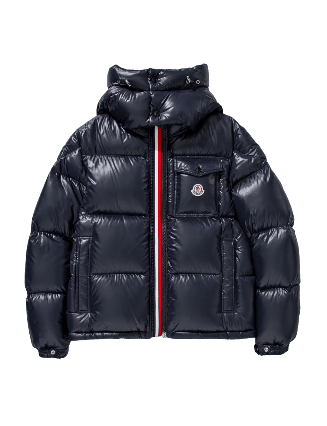 Moncler Montbeliard hooded short down jacket