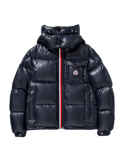 Moncler Montbeliard hooded short down jacket