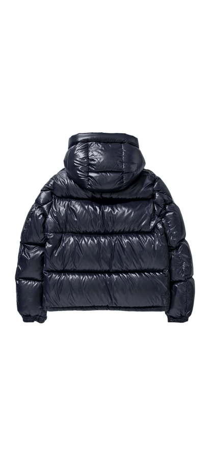 Moncler Montbeliard hooded short down jacket