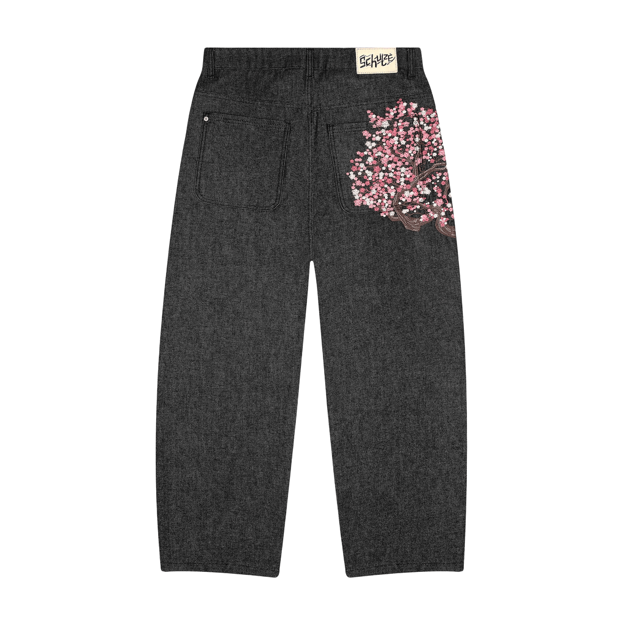 Derschutze's "blossom v2" raw denim jeans