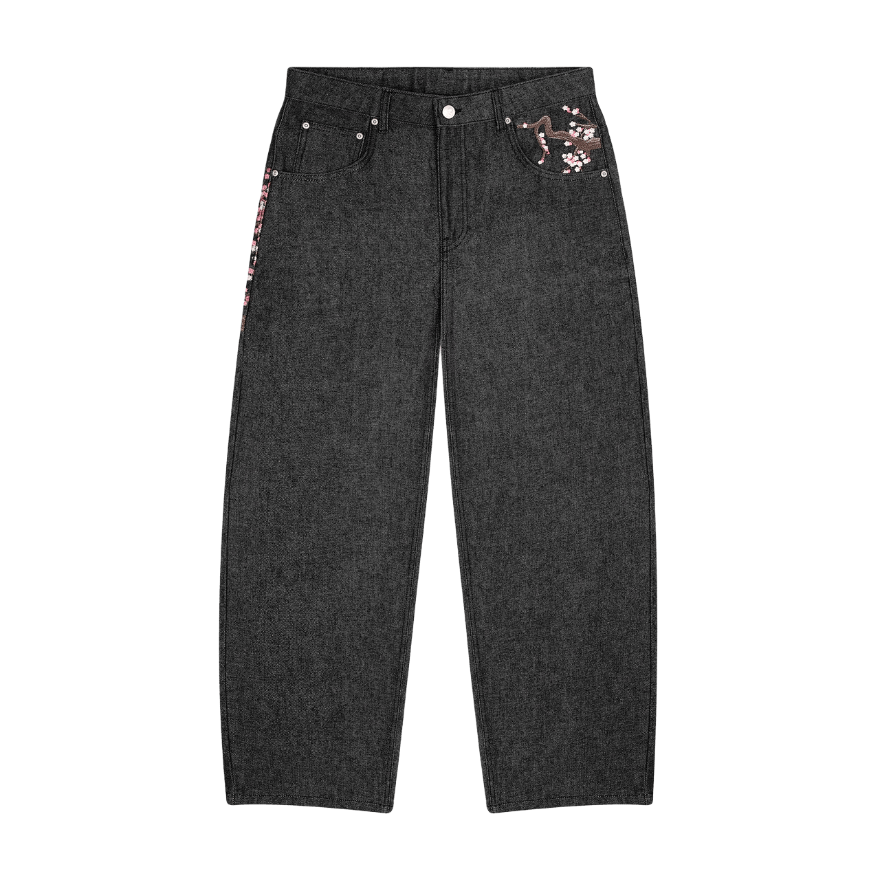 Derschutze's "blossom v2" raw denim jeans