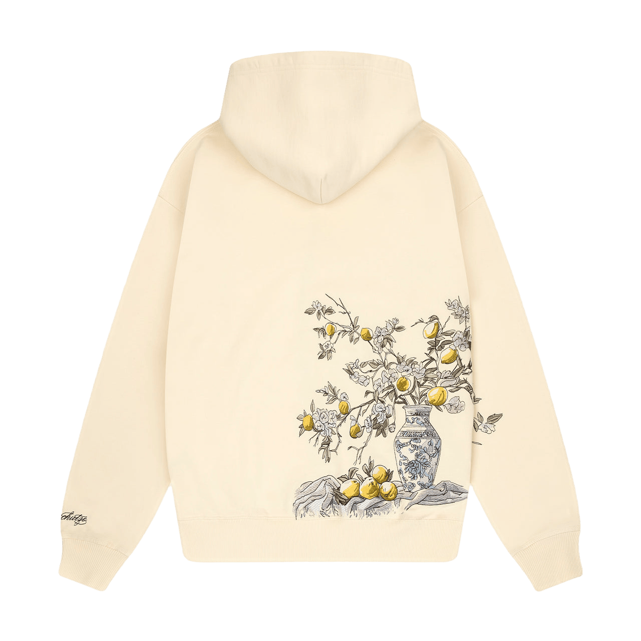 Derschutze "garden of eden" zip up hoodie