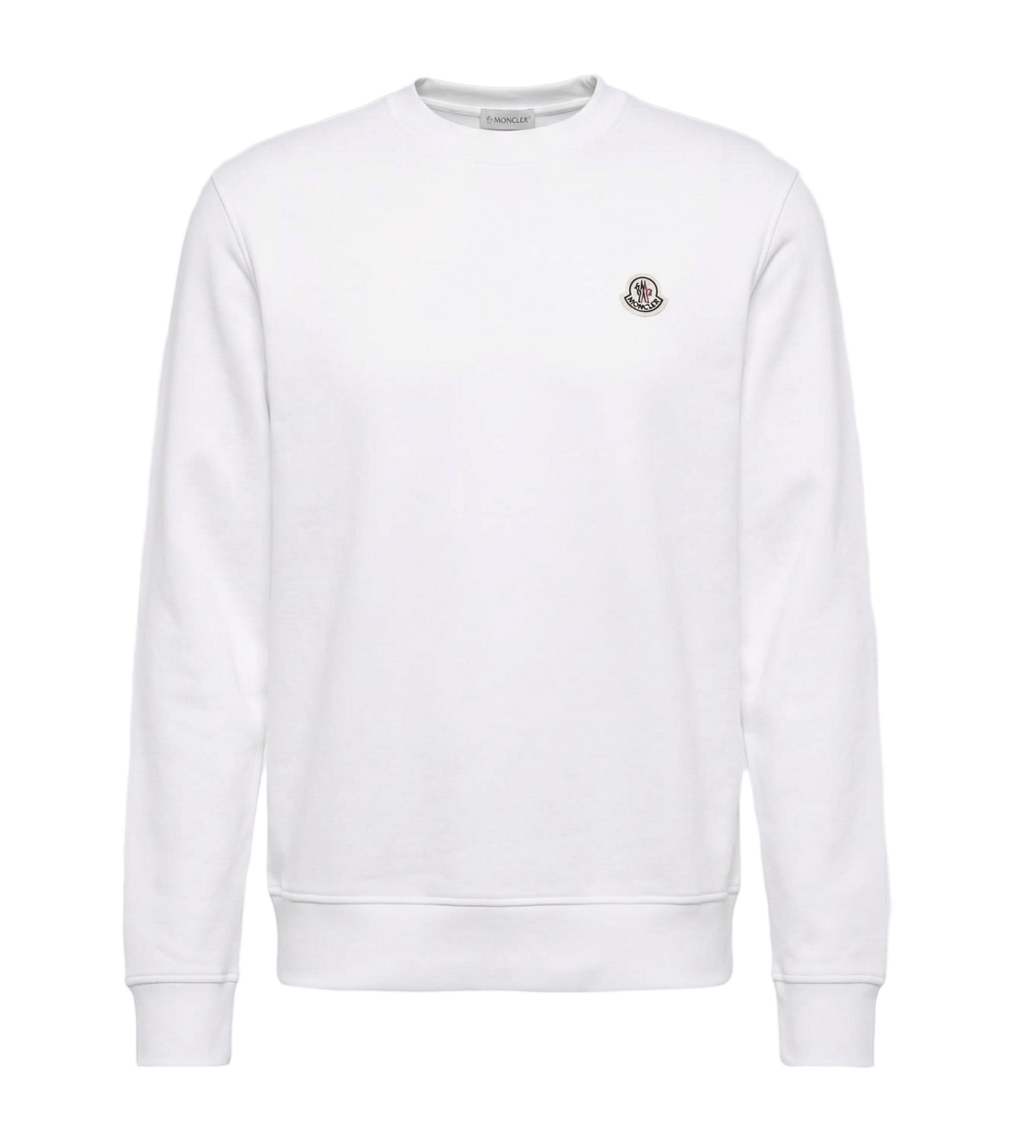 Moncler logo-patch cotton sweatshirt