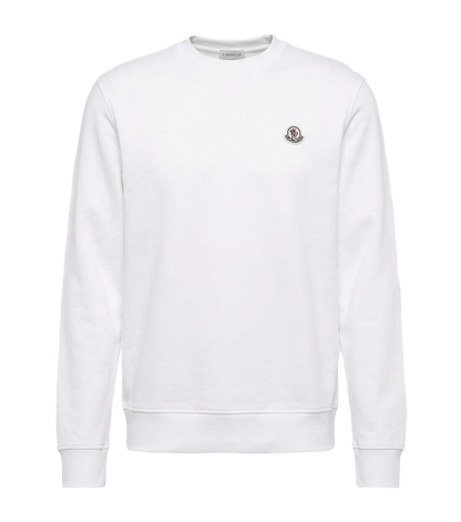 Moncler logo-patch cotton sweatshirt