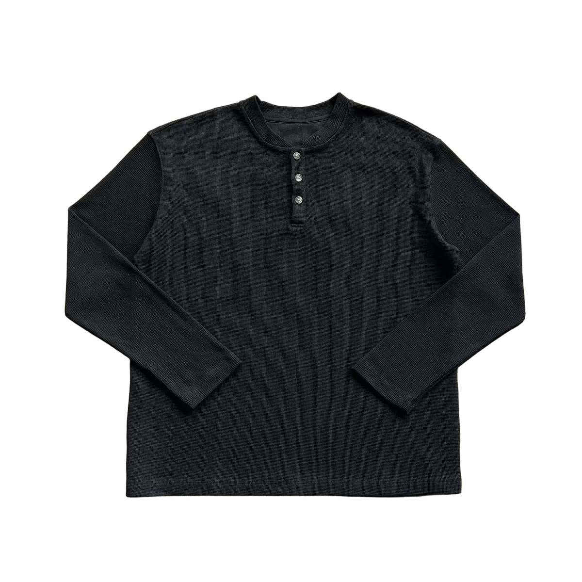Henley Long Sleeve Causal Shirts
