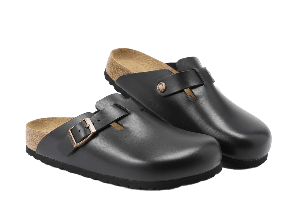 Birkenstock Boston leather clogs