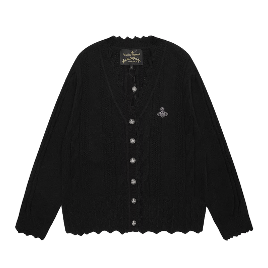 Vivienne Westwood wool knitted V-neck sweater