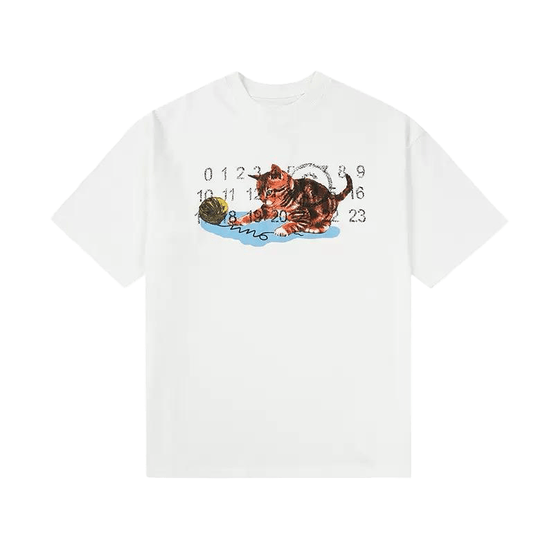 jersey featuring a kitten graphic from Maison Margiela.