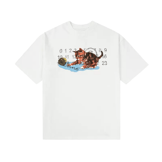 jersey featuring a kitten graphic from Maison Margiela.