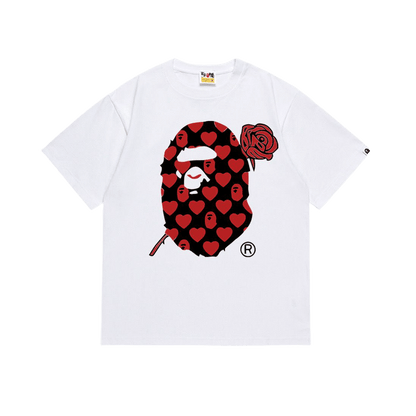 A Bathing Ape Valentine Ape Head Tee