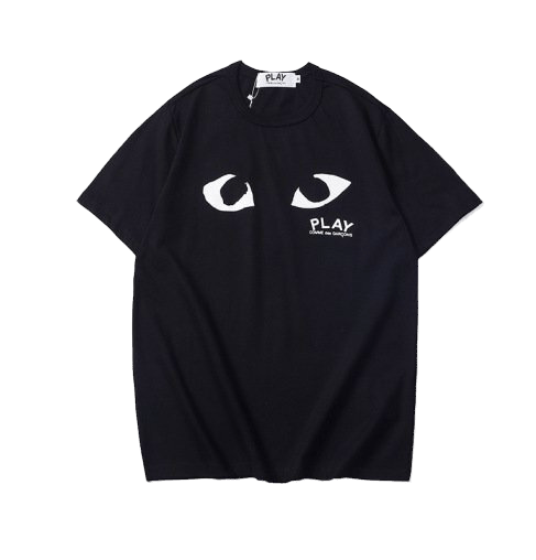 COMME des GARÇONS PLAY Navy Eyes T-Shirt.