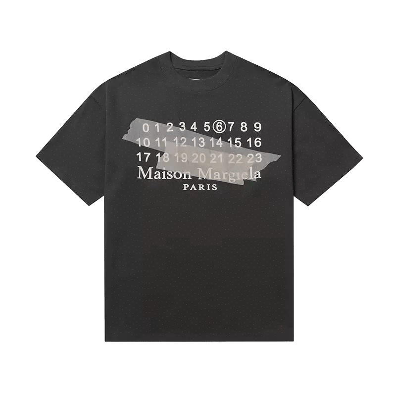 Maison Margiela  featuring a stamp rendition of the brand's signature logo