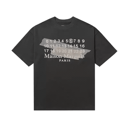Maison Margiela  featuring a stamp rendition of the brand's signature logo