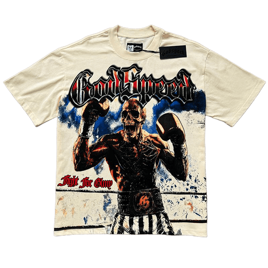 Godspeed boxing skeleton tshirt