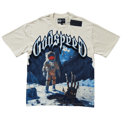 Godspeed Skeleton Palm Astronaut t-shirt
