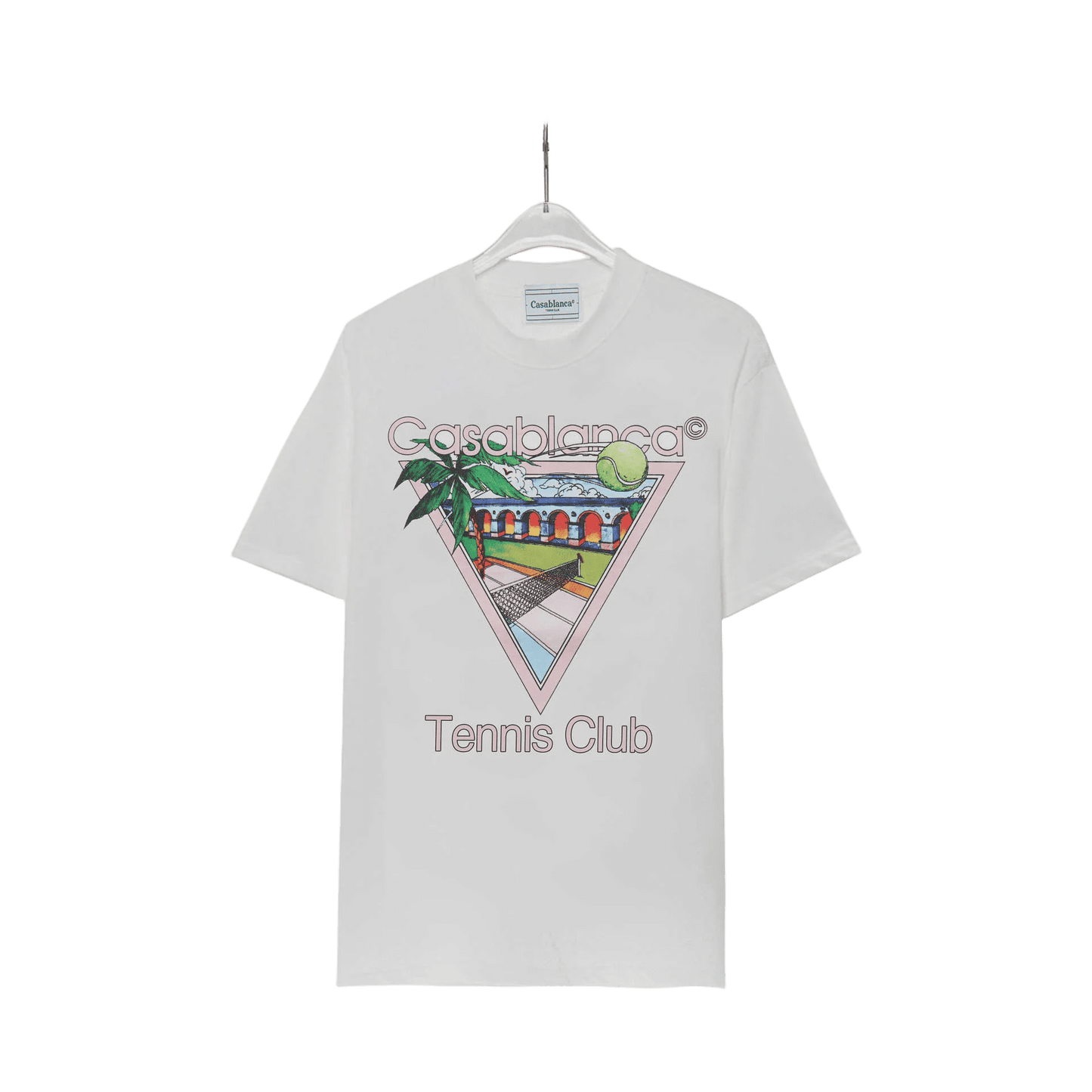 Casablanca Tennis Club Icon T-Shirt in black