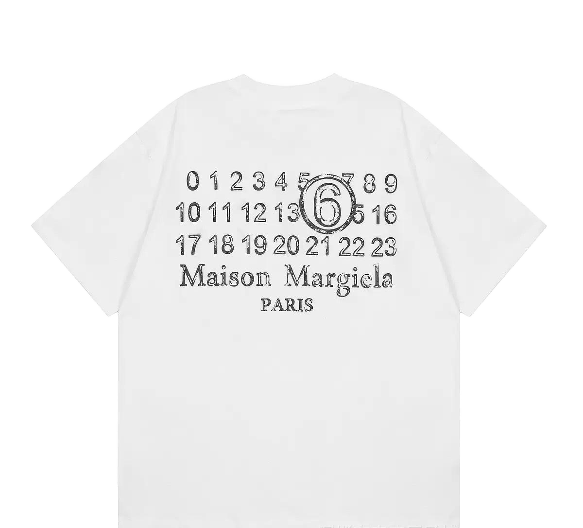 MaisonMargiela numbers logo jersey