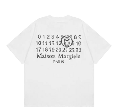 MaisonMargiela numbers logo jersey