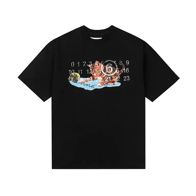 jersey featuring a kitten graphic from Maison Margiela.