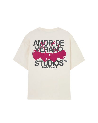 Nude Project Xoxo Tee in marshmallow