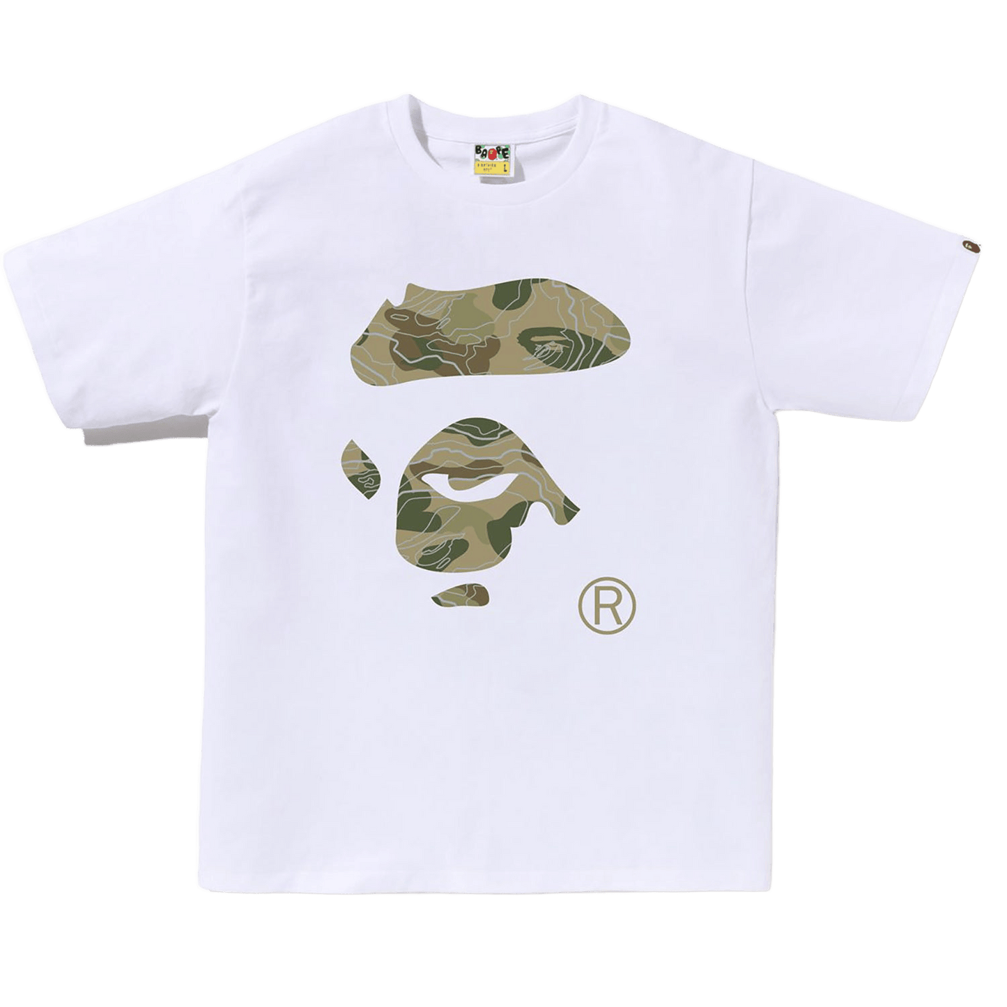 Bathing Ape BAPE Camo Ape Face STA Tee