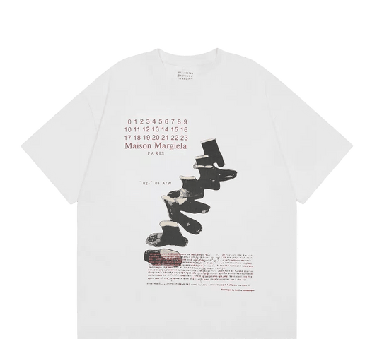 white Maison Margiela with art logo