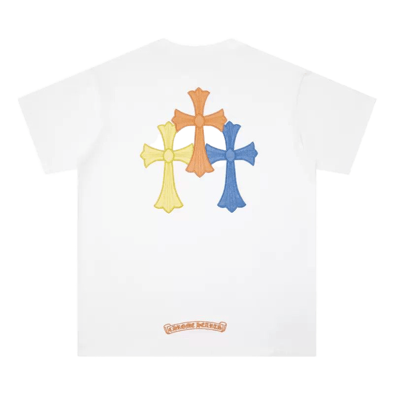 Chrome Hearts Multi Color Cross tees