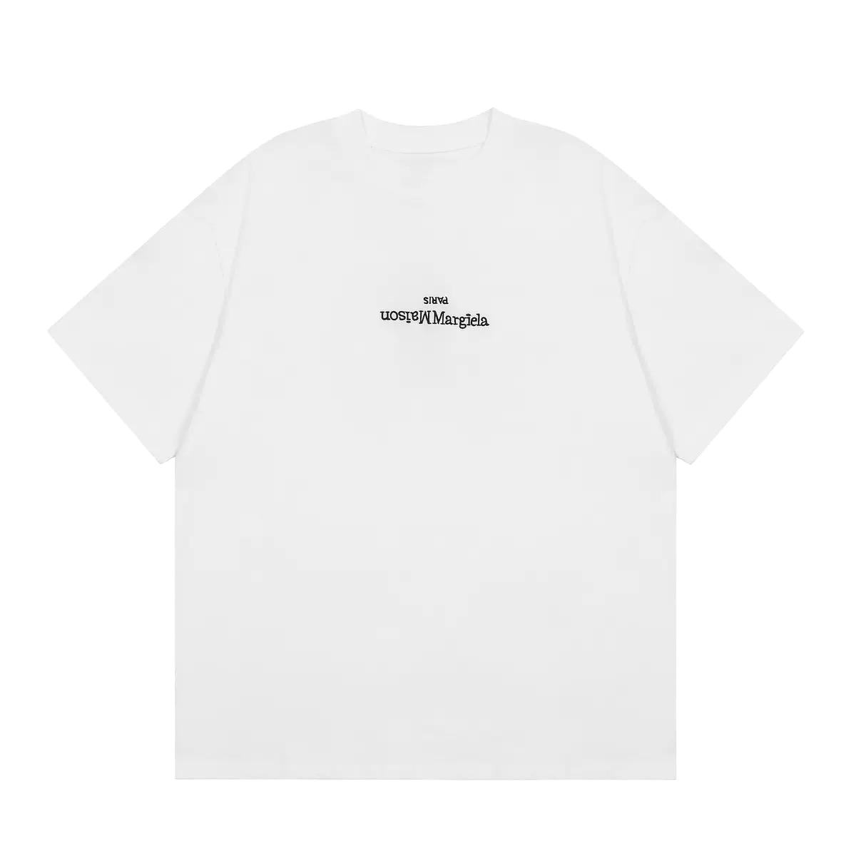 Maison Margiela t-shirt  featuring a logo printed upside down