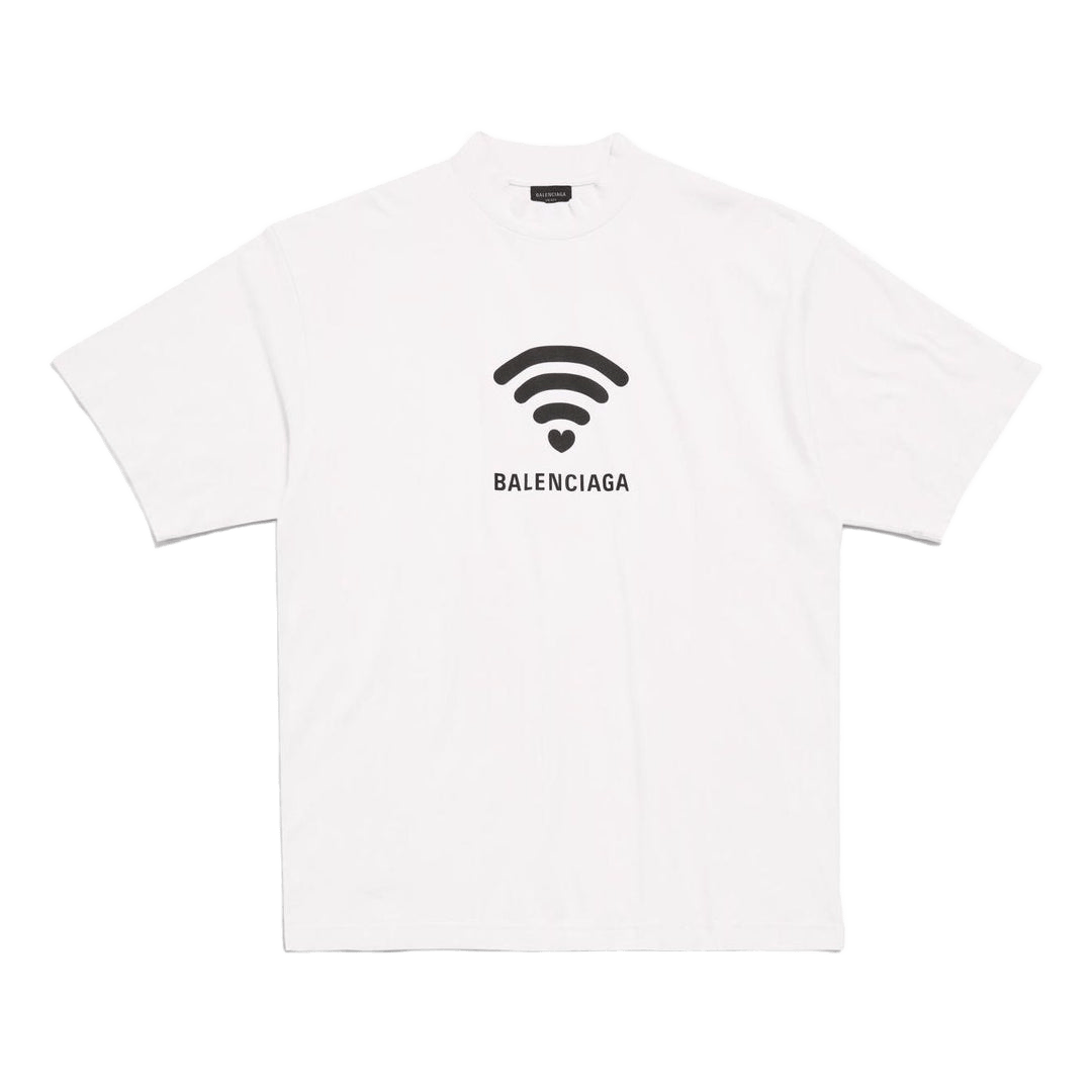 Balenciaga L0_ve T-shirt stylized Wi-Fi symbol