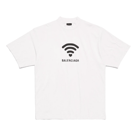 Balenciaga L0_ve T-shirt stylized Wi-Fi symbol