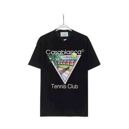 Casablanca Tennis Club Icon T-Shirt in black