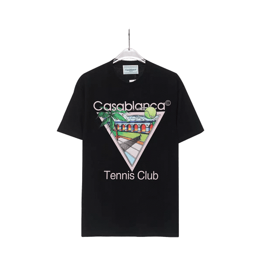 Casablanca Tennis Club Icon T-Shirt in black