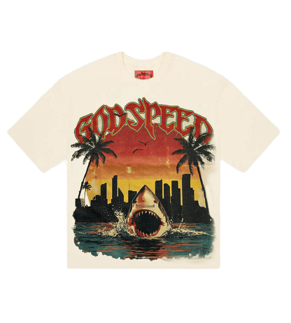 Godspeed Miami Shark T-shirt
