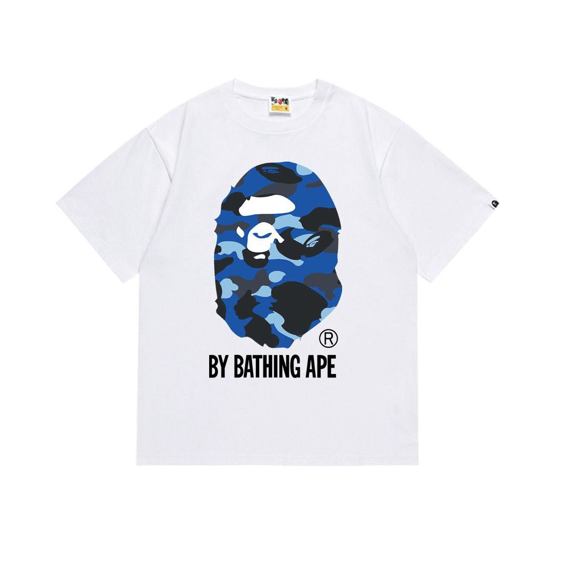 BAPE Color Camo By Bathing Ape Tee in White/Blue