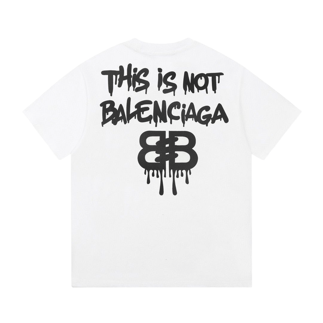 This is not Balenciaga  jersey t-shirt