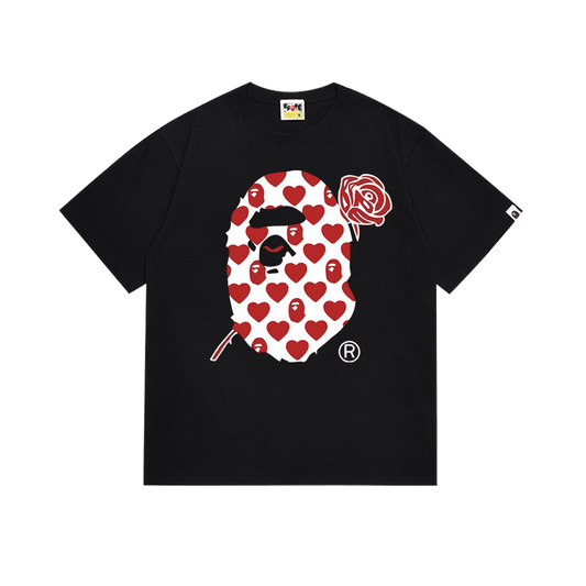 A Bathing Ape Valentine Ape Head Tee