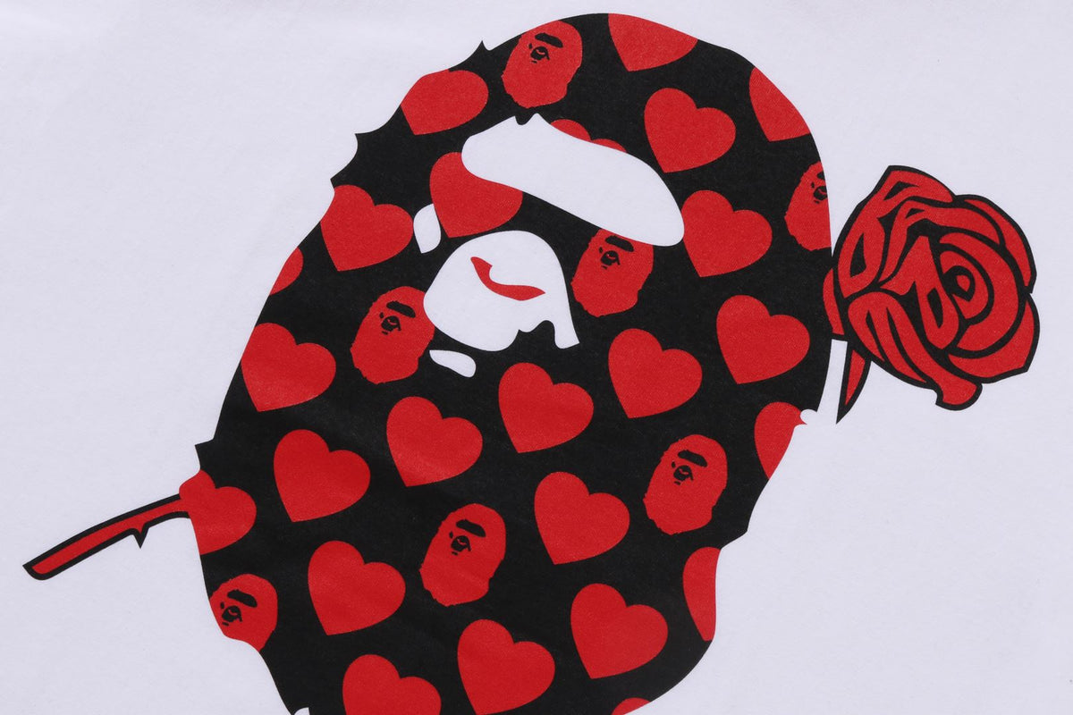 A Bathing Ape Valentine Ape Head Tee
