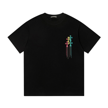 Chrome Hearts Multi Color Cross Cemetery T-Shirt