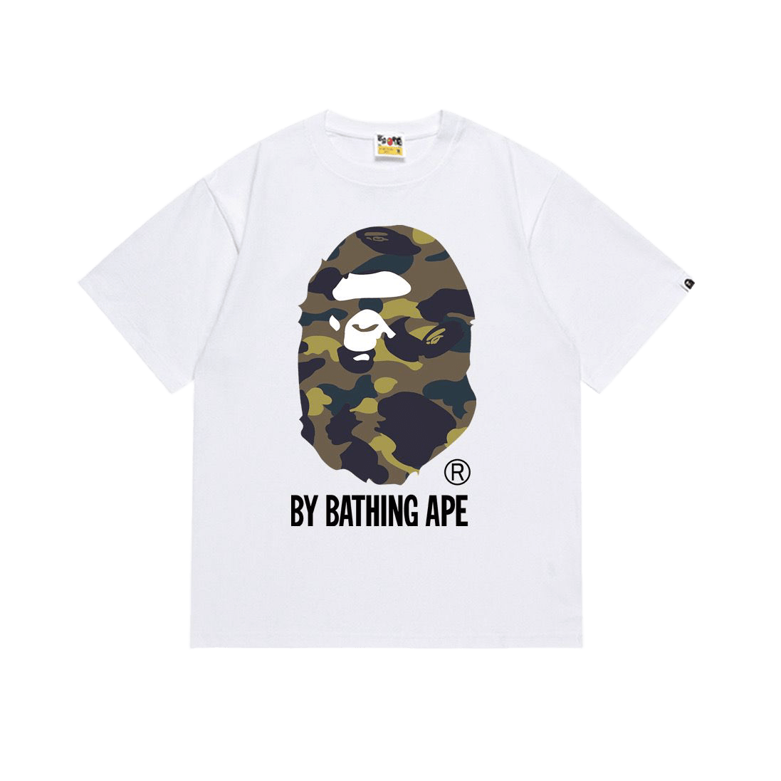 A Bathing Ape 1st Camo By Bathing Ape Tee"White/Green"